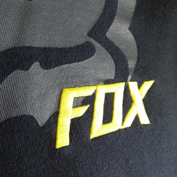 Fox Racing Black Hoodie Sweatshirt (2XL) - Picture 6 of 12